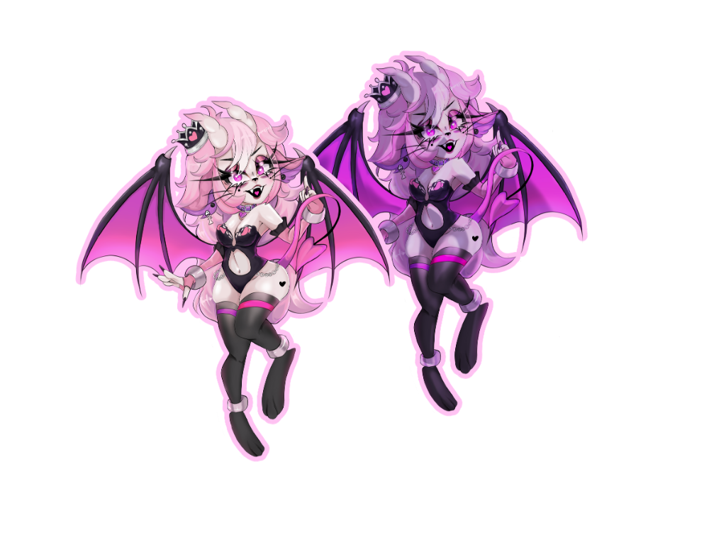Lucyfurr sticker (Pride)