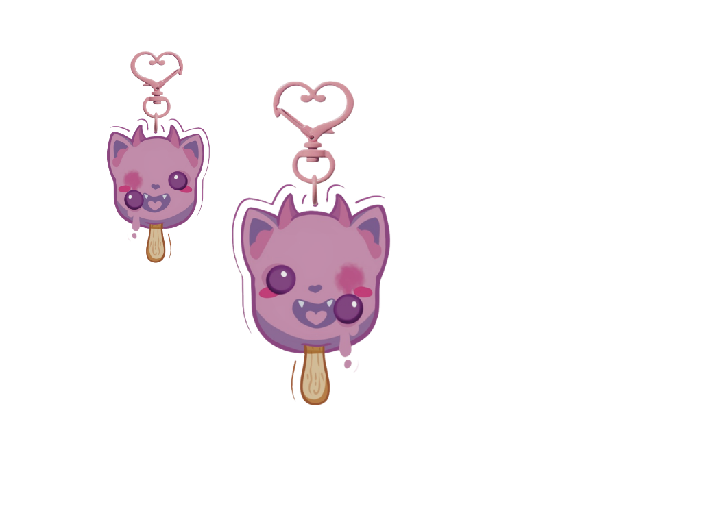 Popsicle Lucyfurr Keychain