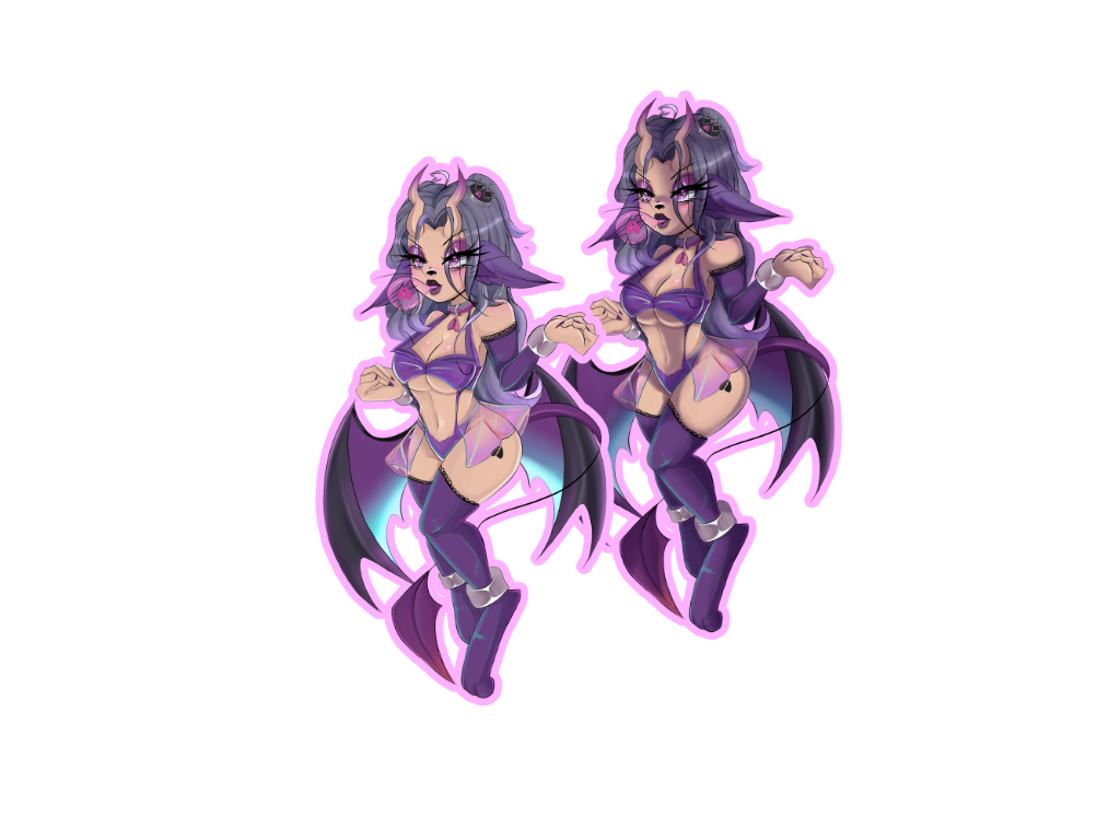 Asmowdeus Sticker (Lust)