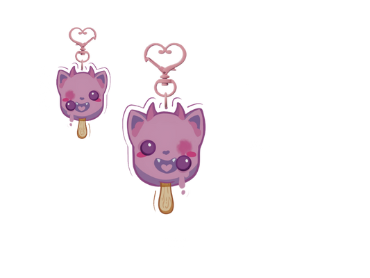 Popsicle Lucyfurr Keychain
