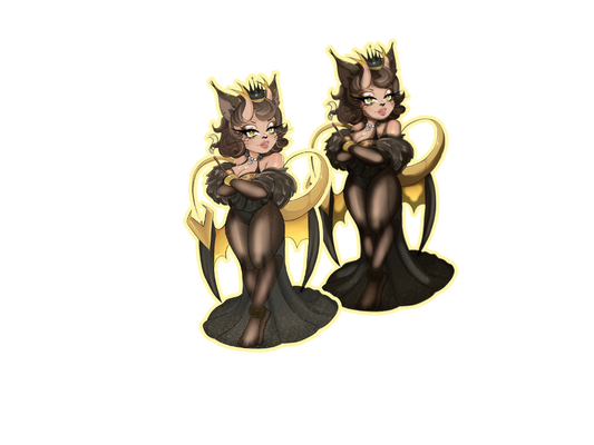 Meowmon Sticker (Greed)