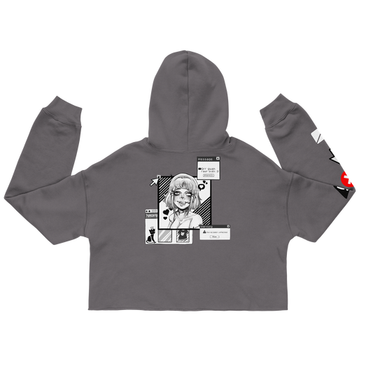 InFeCtEd Crop Hoodie